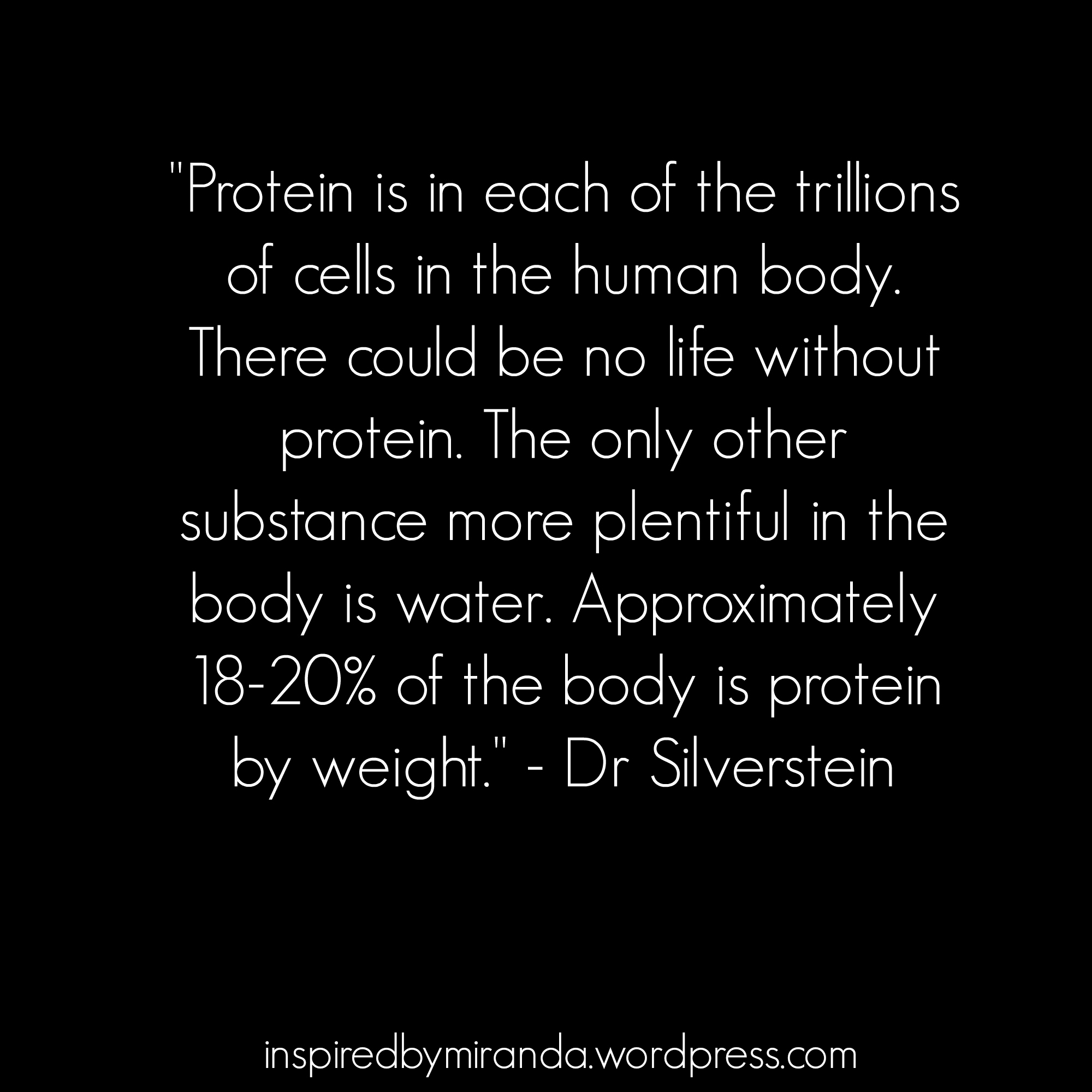 Protein Fact 1